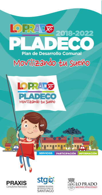 Diseño gráfico multimedia para PLADECO Lo Prado 2018-2022